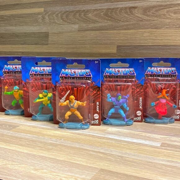 Masters of the Universe Micro Collection 5 Figure Set Skeletor He-Man Orko Lot - Picture 1 of 8